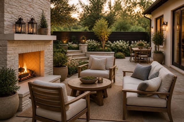 Affordable Outdoor Furniture That Holds Up: What to Buy and Avoid, shown as warm editorial outdoor Re-Design photography with believable residential scale