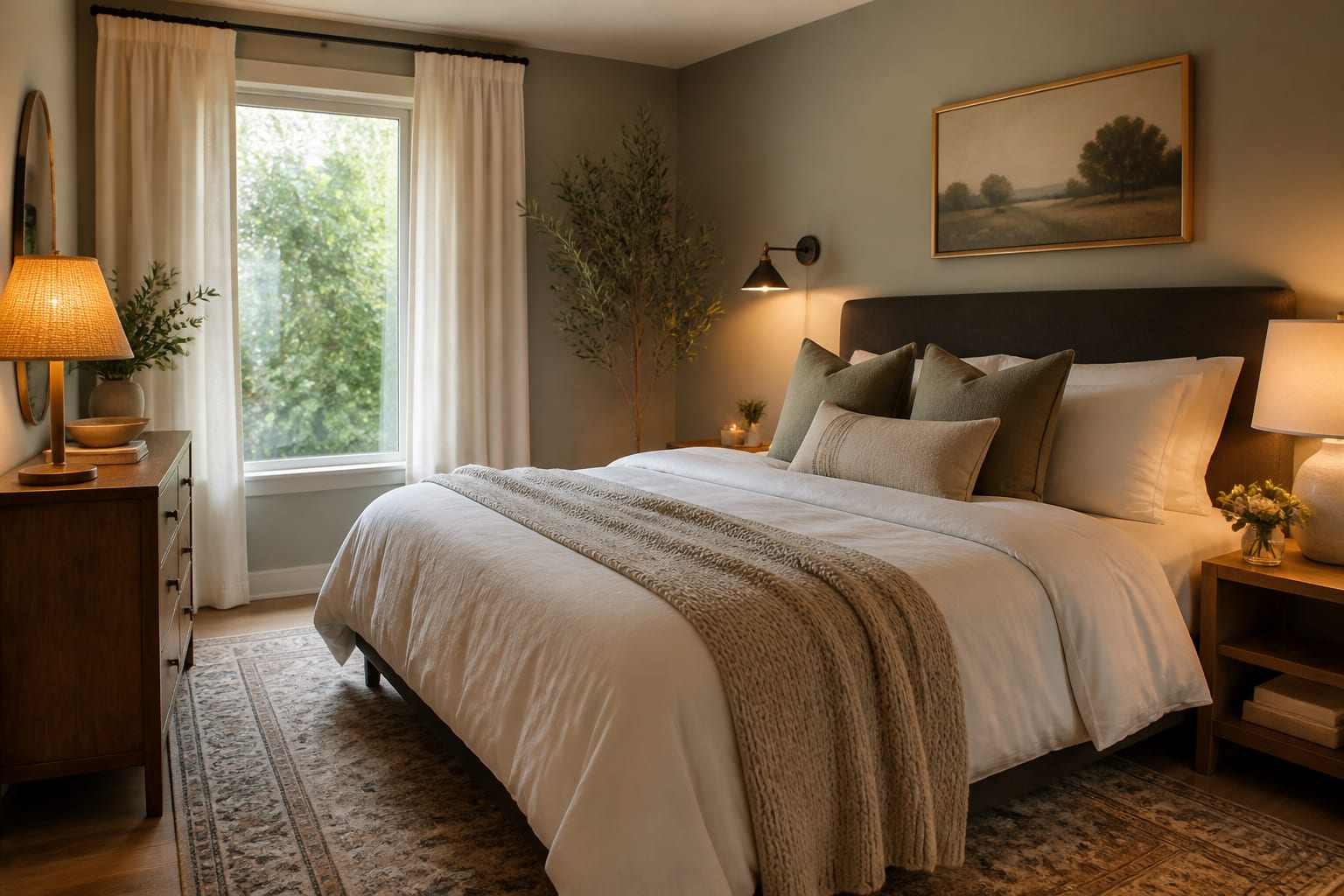 Bedroom Refresh for Under $200: Quick Wins With Big Impact, shown as warm editorial Re-Design interior photography with layered materials and lighting