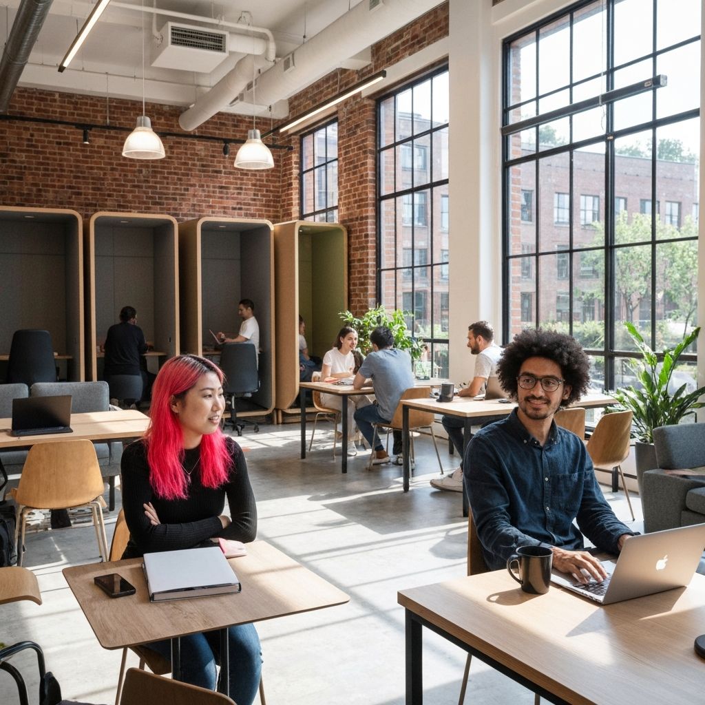 A coworking space