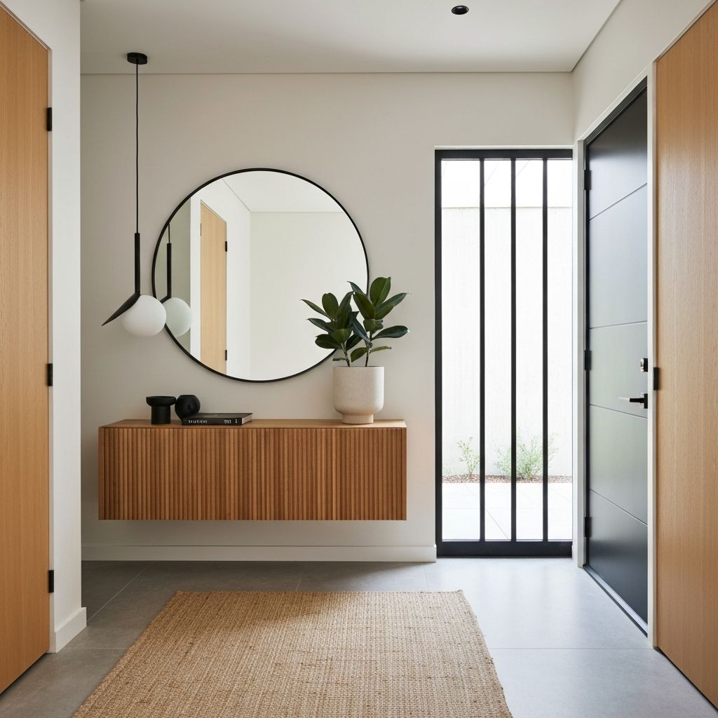 A modern entryway