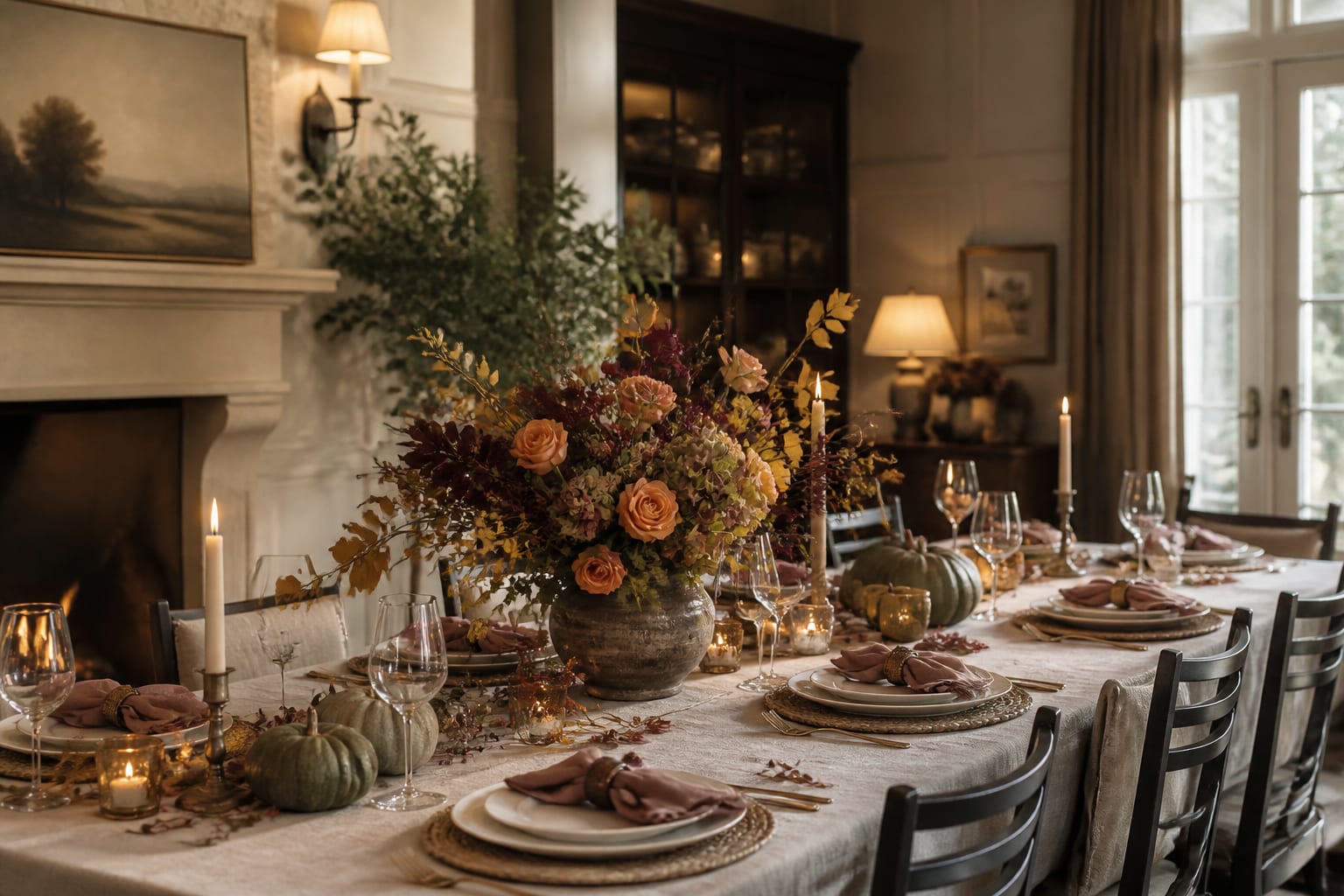Fall Tablescaping Ideas: Seasonal Table Styling Worth Photographing, shown as warm editorial Re-Design photography with believable residential scale, no overlaid text, no watermark