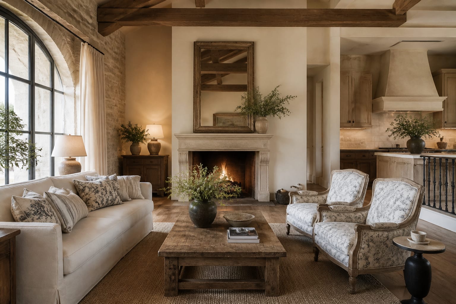 French Country vs Farmhouse: Which Rustic Style Fits You shown as a finished Re-Design editorial room concept