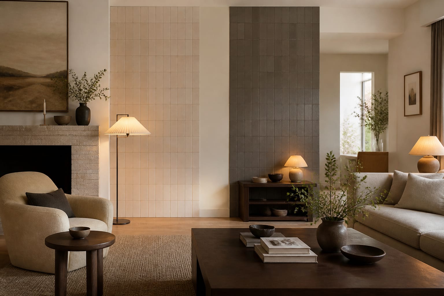 Grout Color Guide: The Small Choice That Changes the Whole Wall, shown as warm editorial Re-Design photography of a warm editorial residential interior design scene with believable residential scale, no overlaid text, no watermark