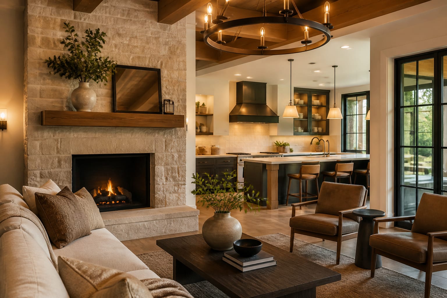 Home Renovation ROI Guide: What Pays Back at Resale, shown as warm editorial Re-Design interior photography with layered materials and lighting