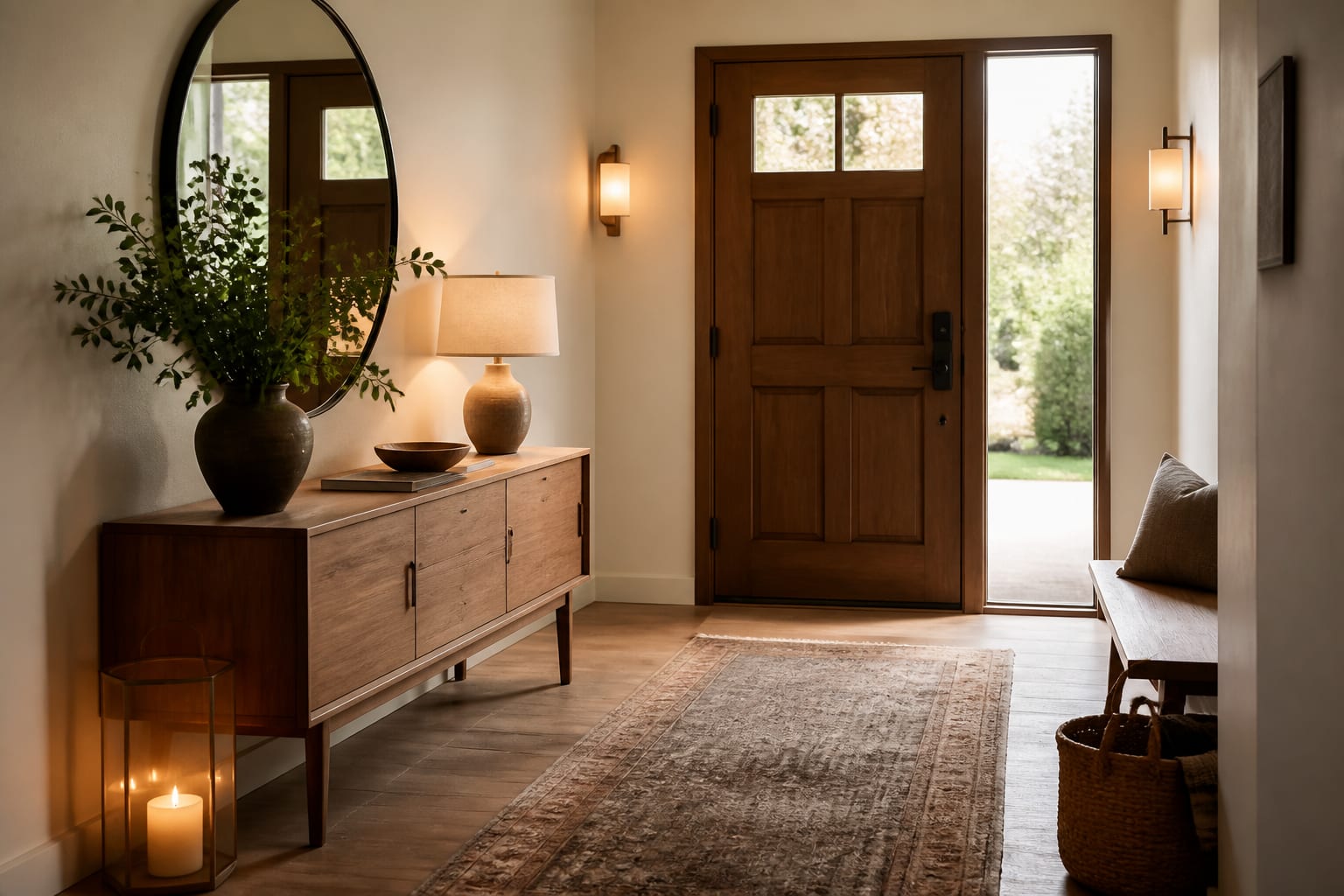 How to Design a Functional Entryway From Scratch, shown as warm editorial Re-Design photography with believable residential scale, natural light, clear material detail, no overlaid text, no watermark