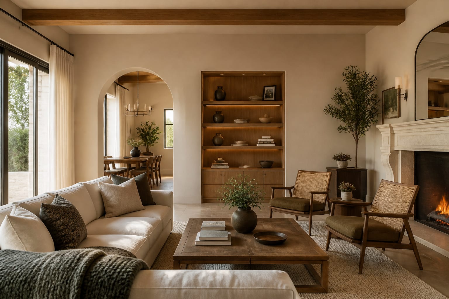 Editorial interior room illustrating interior design for beginners: where to start when you feel lost with warm natural light, layered styling, and realistic residential scale