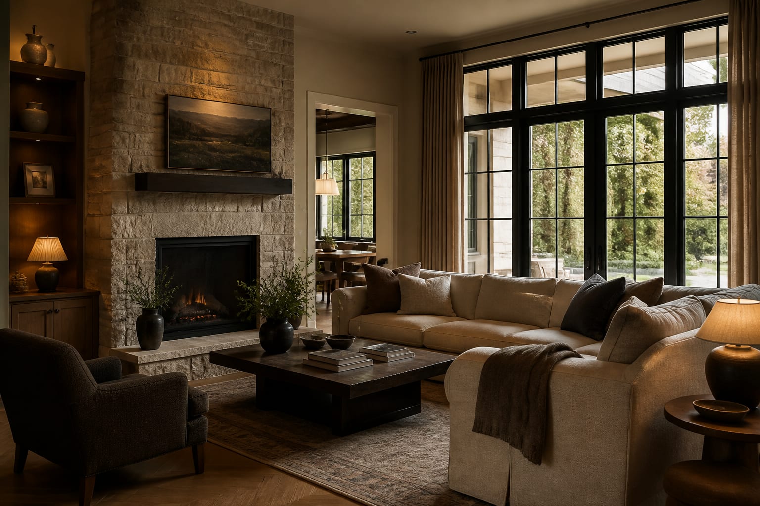 Interior Design for a New Build Home That Has Soul, shown as warm editorial Re-Design photography with believable residential scale, natural light, clear material detail, no overlaid text, no watermark