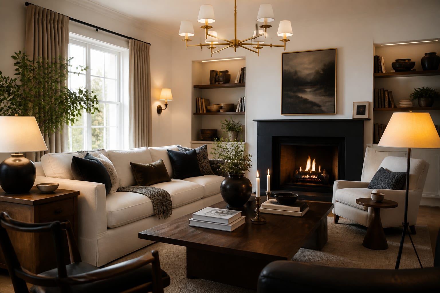 Light Fixture Upgrade Ideas: The Cheap Change That Transforms Any Room, shown as warm editorial Re-Design interior photography with layered materials and lighting