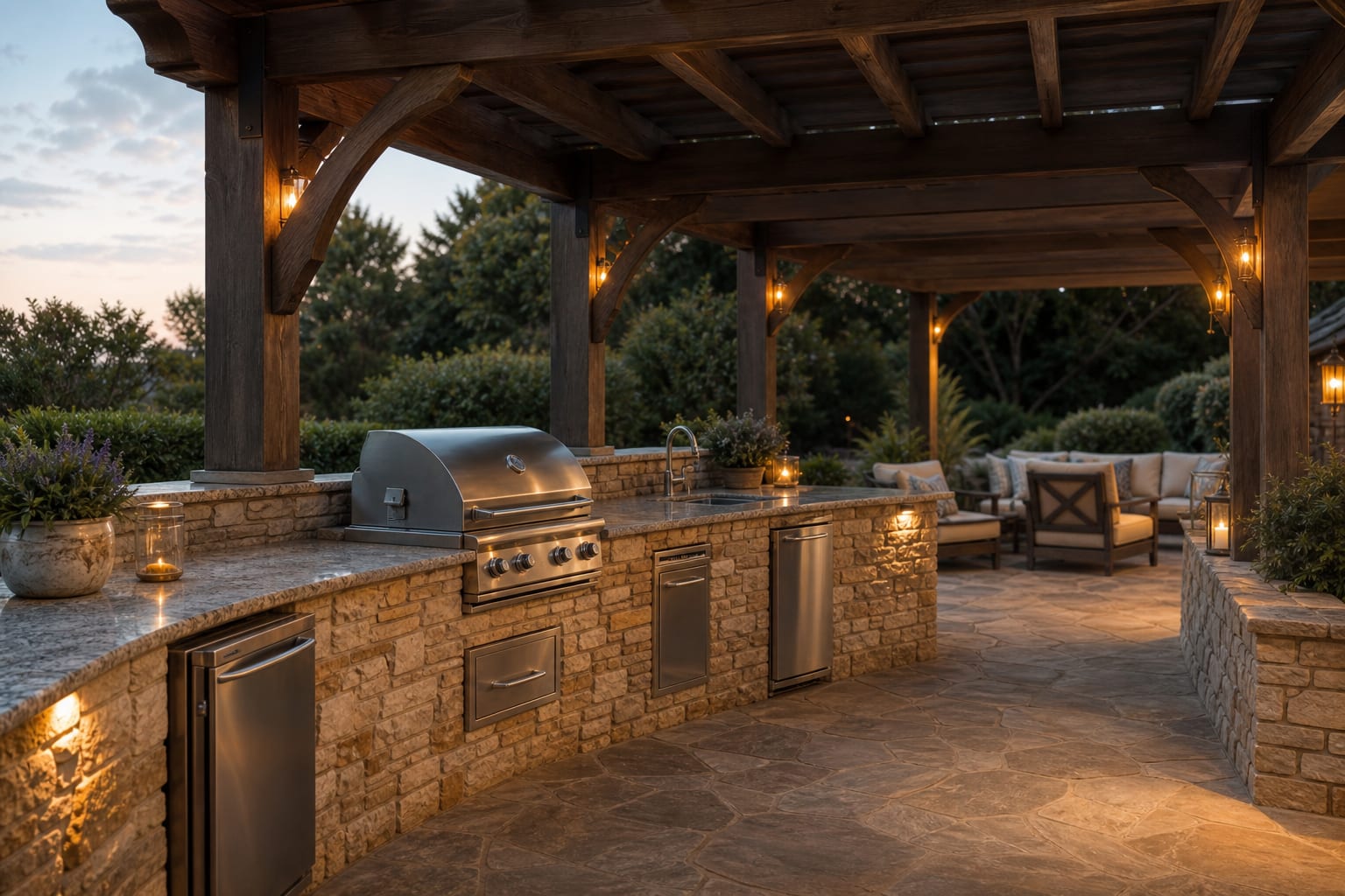 Outdoor Kitchen Countertop Ideas | Re-Design