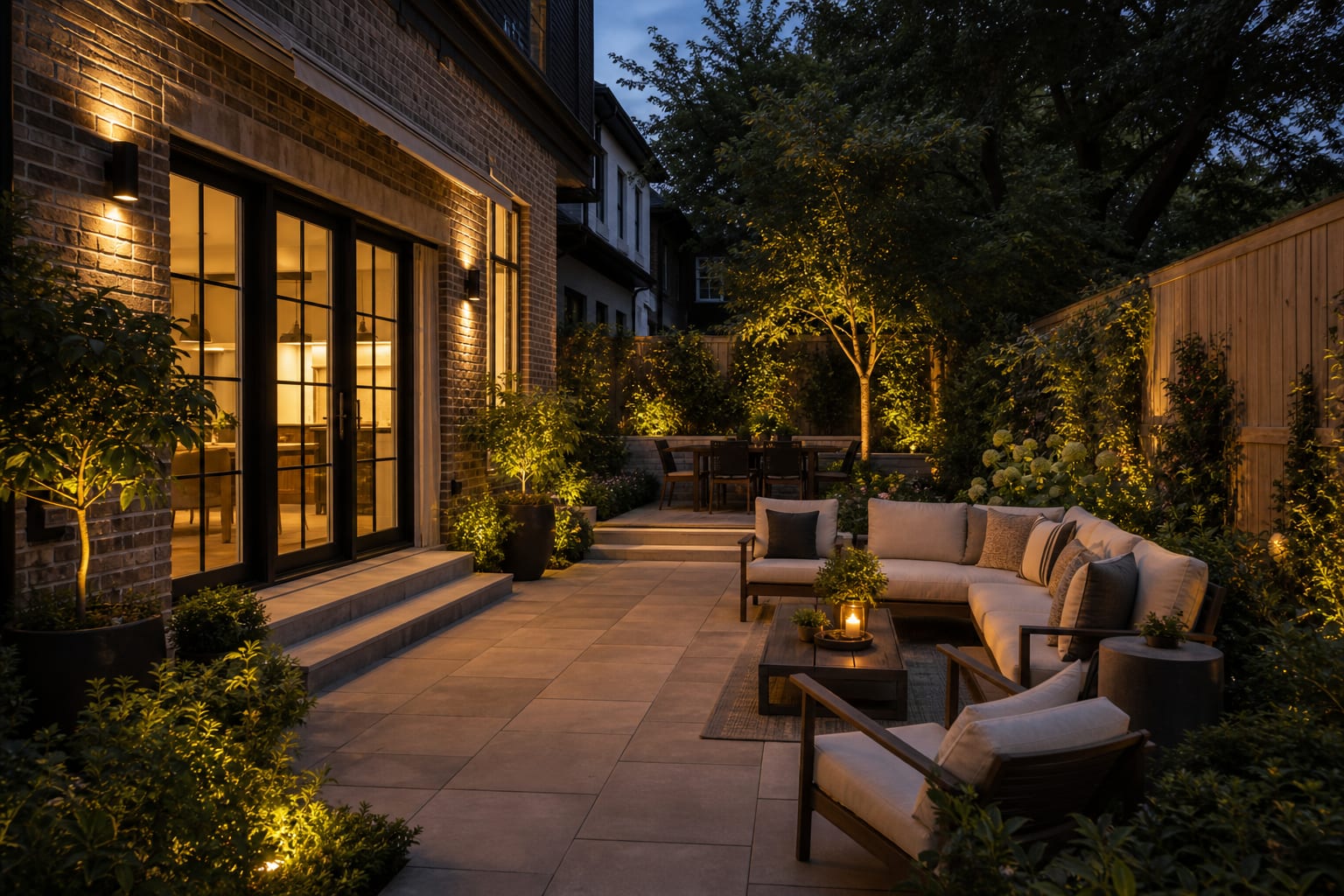 Outdoor Lighting Ideas: How to Light a Garden, Path, and Patio after outdoor redesign