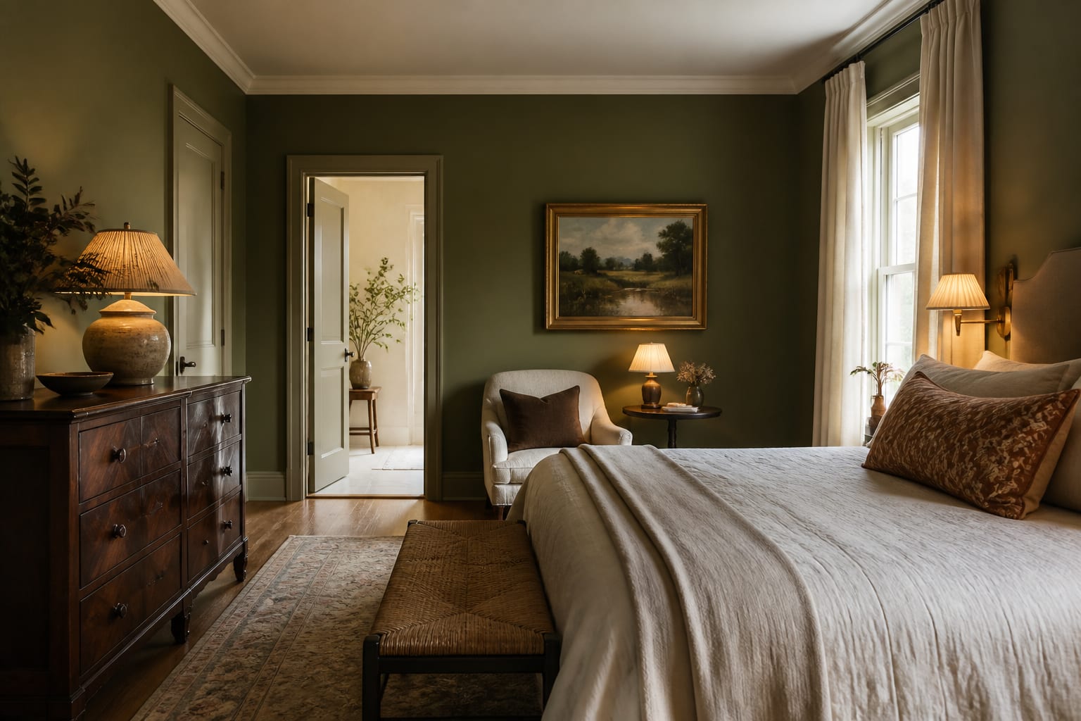 Paint-Only Room Makeovers: The Cheapest and Most Impactful Change, shown as warm editorial Re-Design interior photography with layered materials and lighting