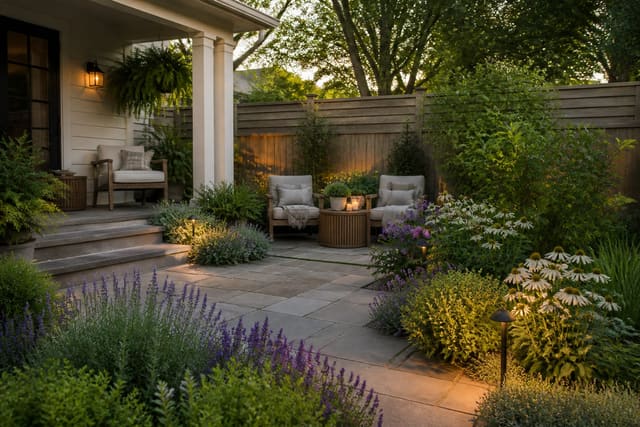 Pet-Safe Garden Plants: What to Grow and What to Avoid, shown as warm editorial Re-Design photography with believable residential scale, natural light, clear material detail, no overlaid text, no watermark