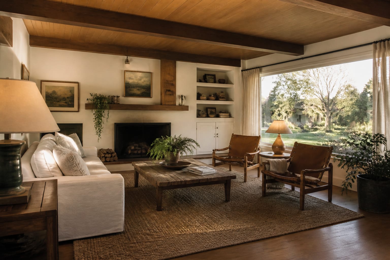 Ranch Home Interior Design Ideas That Honor the Original, shown as warm editorial Re-Design photography with believable residential scale, natural light, clear material detail, no overlaid text, no watermark