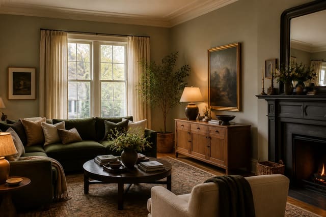 Sherwin-Williams vs Benjamin Moore: Which Paint Brand Wins?, shown as warm editorial Re-Design photography of a warm editorial residential interior design scene with believable residential scale, no overlaid text, no watermark
