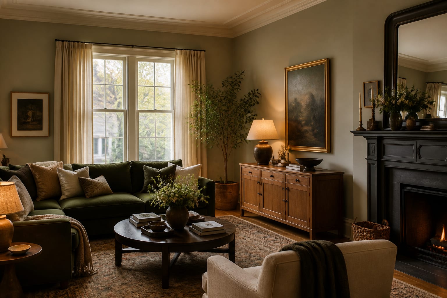 Sherwin-Williams vs Benjamin Moore: Which Paint Brand Wins?, shown as warm editorial Re-Design photography of a warm editorial residential interior design scene with believable residential scale, no overlaid text, no watermark
